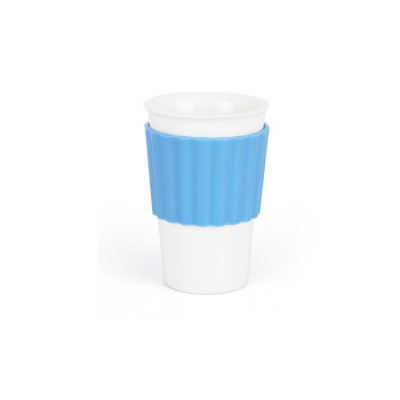 Custom Glass Cup Holder Silicone Sleeve for Coffee Cup Free Sample