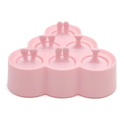 Triangle shaped silicone ice cream pop molds BPA free