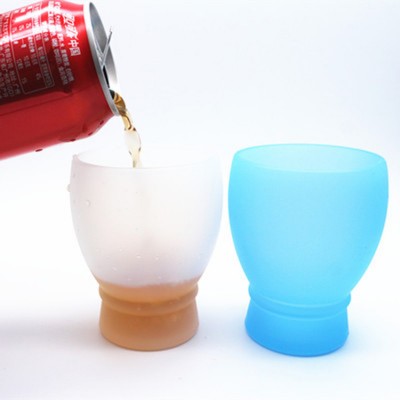 Outdoor folding sport water cup silicone wine cup coffee cup