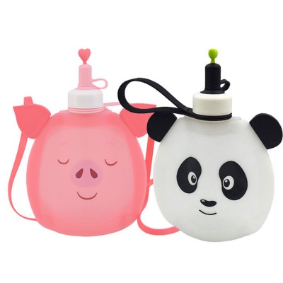 Cute 3D Shaped Collapsable Silicone Water Bottle BPA Free