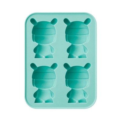 Wholesale Stocked MITU Rabbit Shaped Silicone Ice Cube Trays Mold