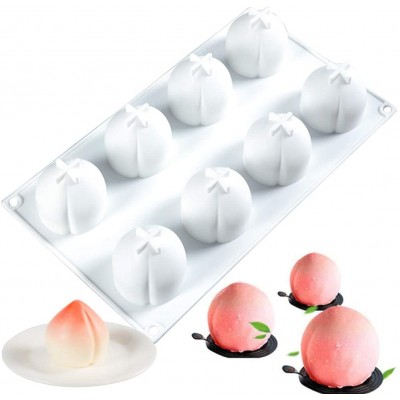 3D Peach Shaped Silicon Cake Molds Decoration Wholesale Convenient to HandMaking