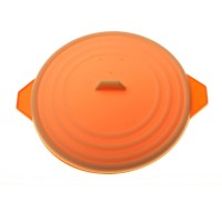 Dongguan FDA food grade Silicone silicone collapsible bowl with lid