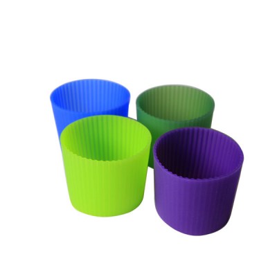 Manufacturer Factory Custom Logo Silicone Rubber Coffee Cup Sleeve